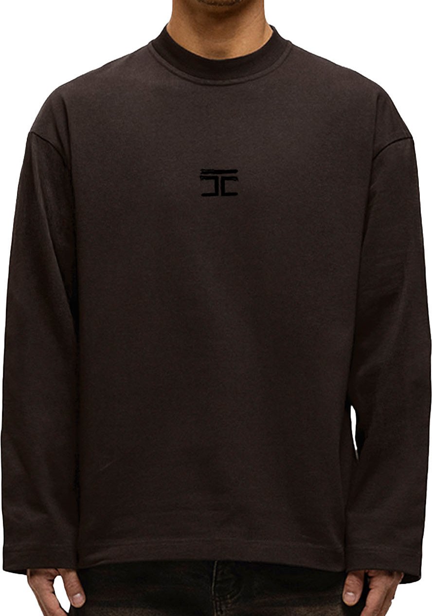 JORCUSTOM Artist Longsleeve T-Shirt Brown Bruin