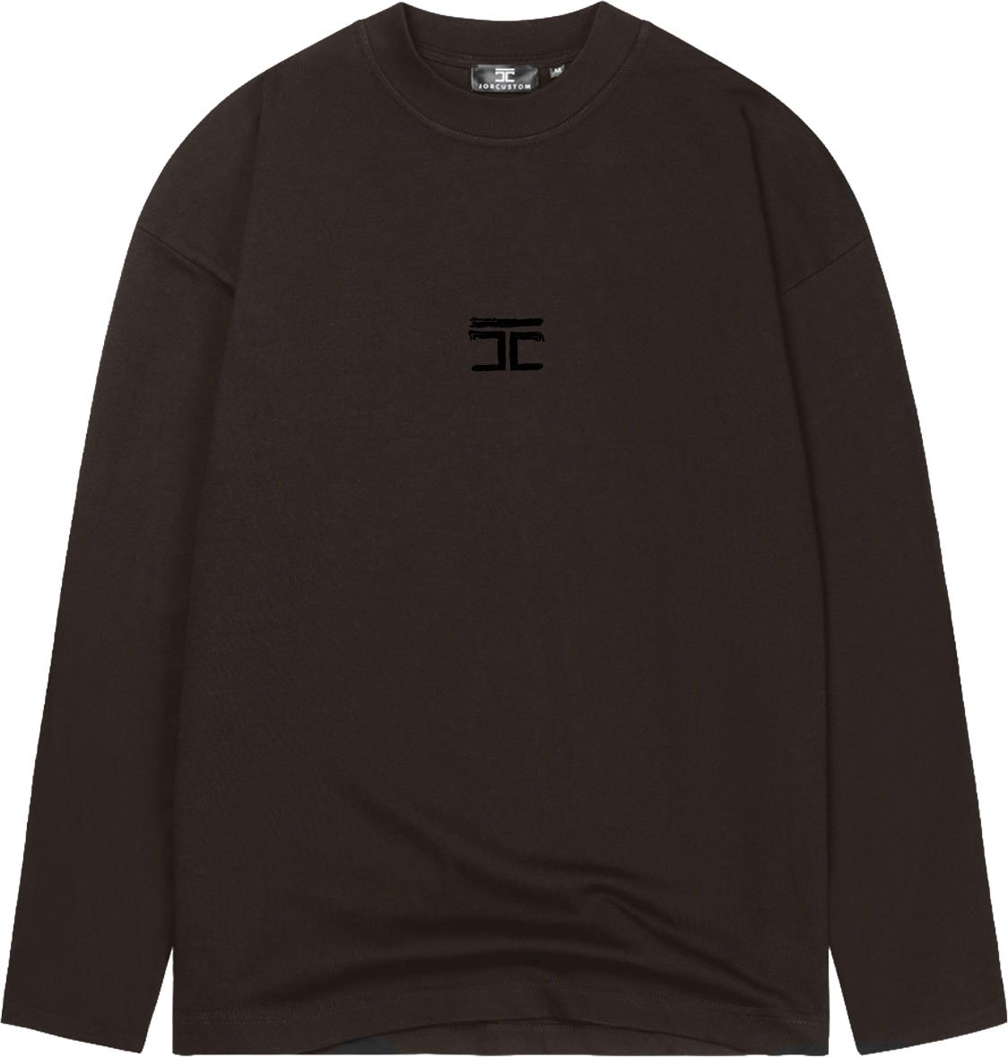JORCUSTOM Artist Longsleeve T-Shirt Brown Bruin