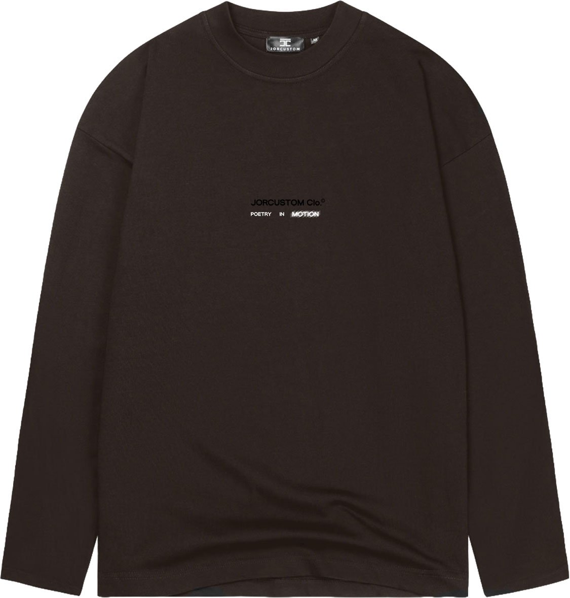 JORCUSTOM PoetryIn Longsleeve T-Shirt Brown Bruin