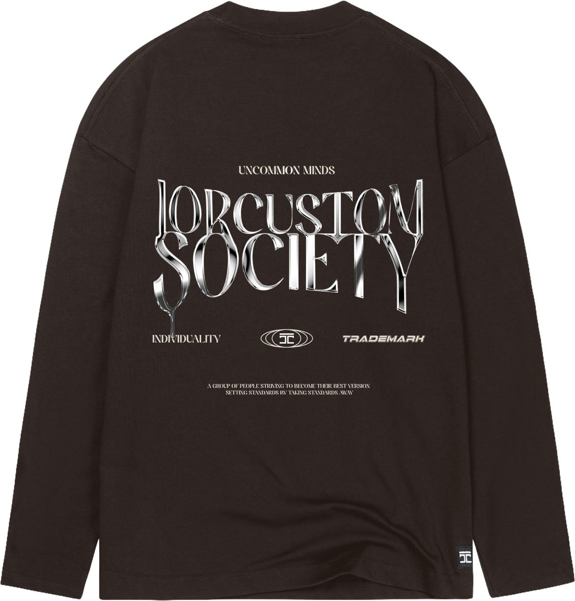 JORCUSTOM Uncommon Longsleeve T-Shirt Brown Bruin