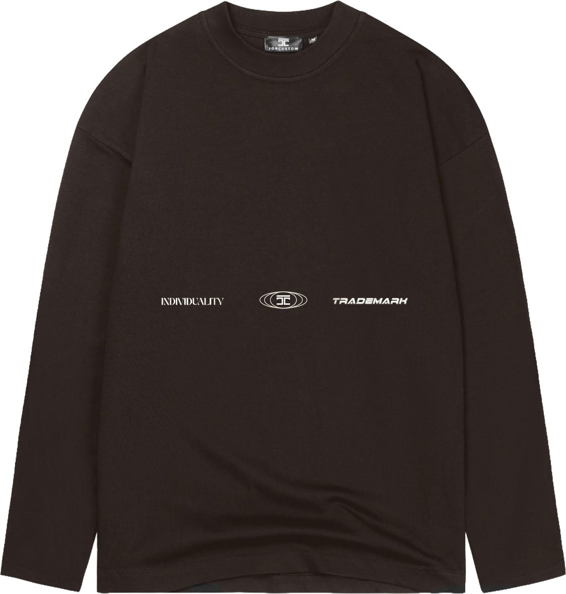 JORCUSTOM Uncommon Longsleeve T-Shirt Brown Bruin