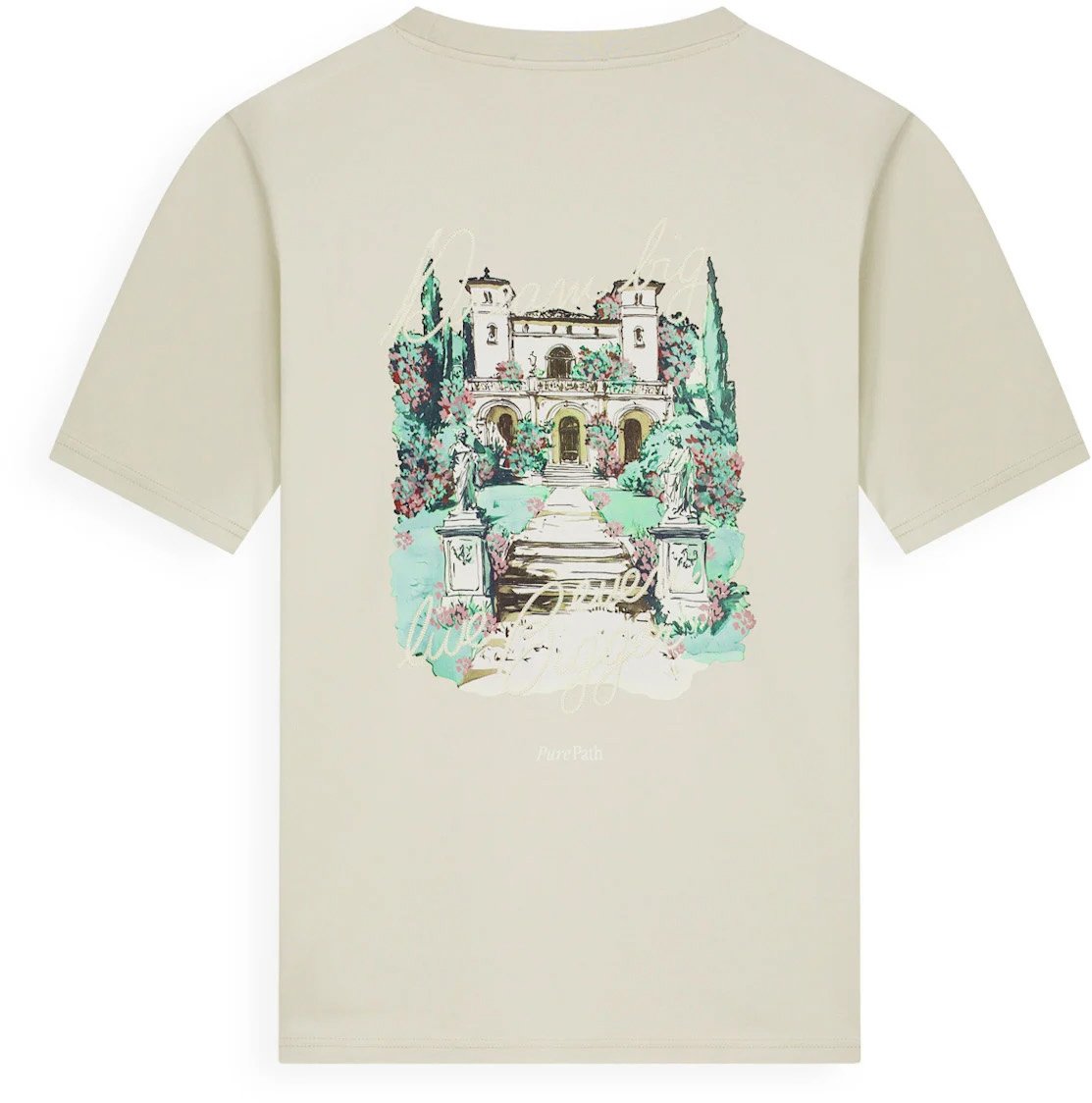 Pure Path Mansion T-Shirt Sand Beige