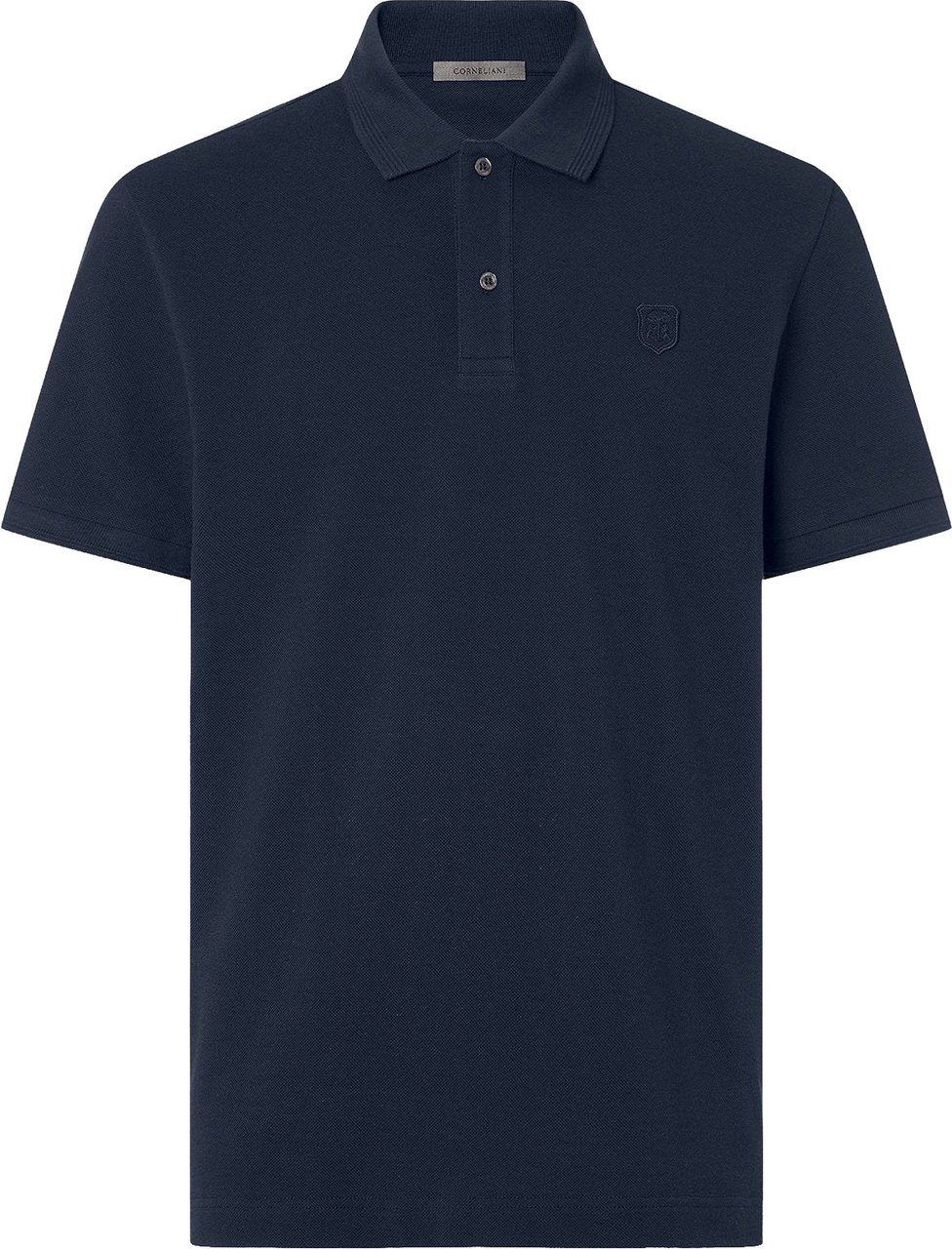 Corneliani polo navy Blauw