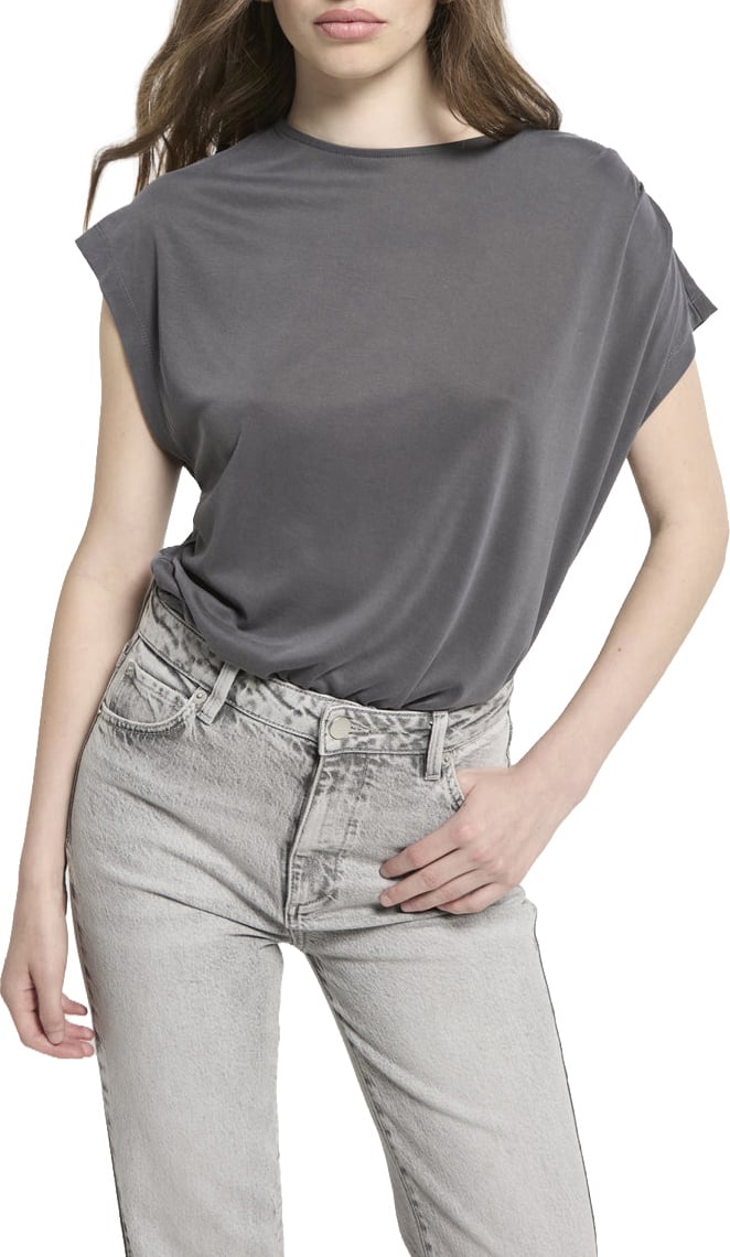 Homage to Denim top grijs Grijs