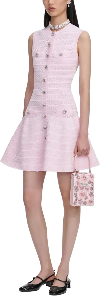 Self-Portrait dress pink Roze