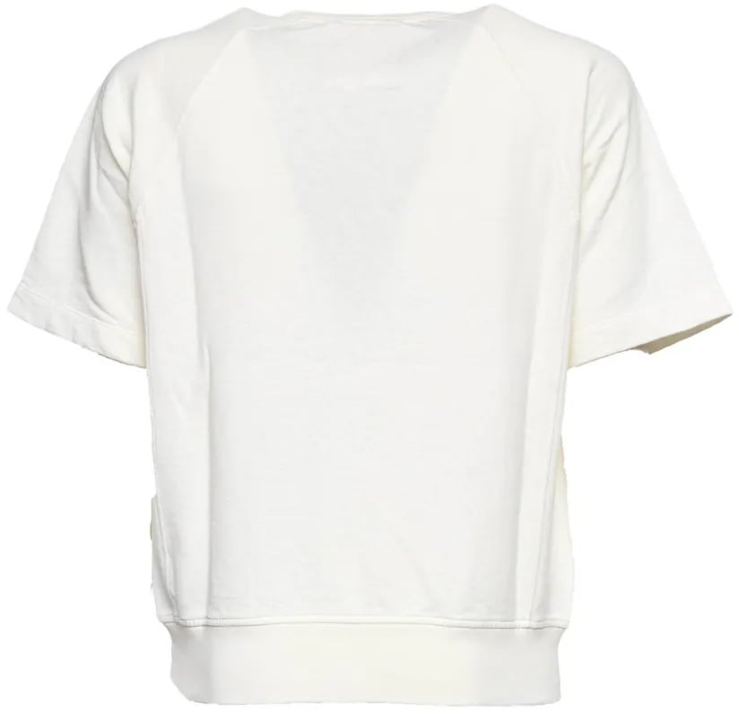 CP Company t-shirt sweatstof wit Wit