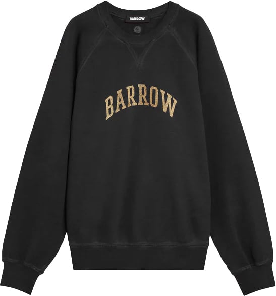 Barrow sweatshirt groen logo Zwart