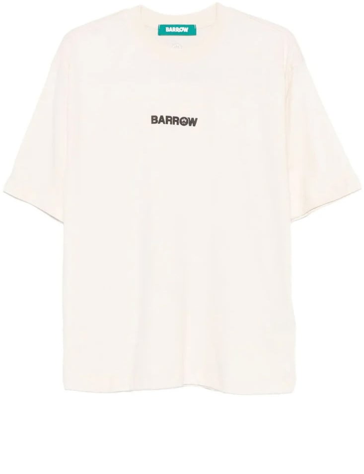 Barrow jersey t-shirt beer rug crema Beige