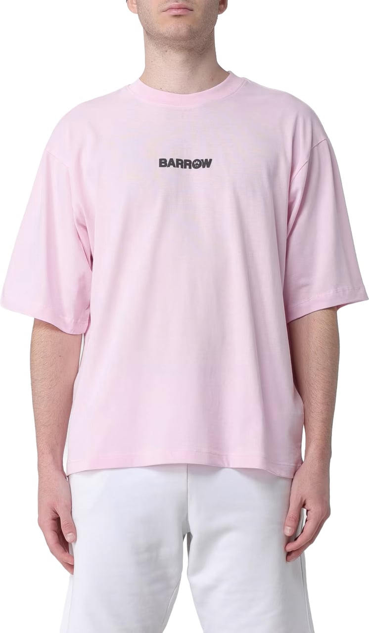 Barrow jersey t-shirt beer rug roze Roze
