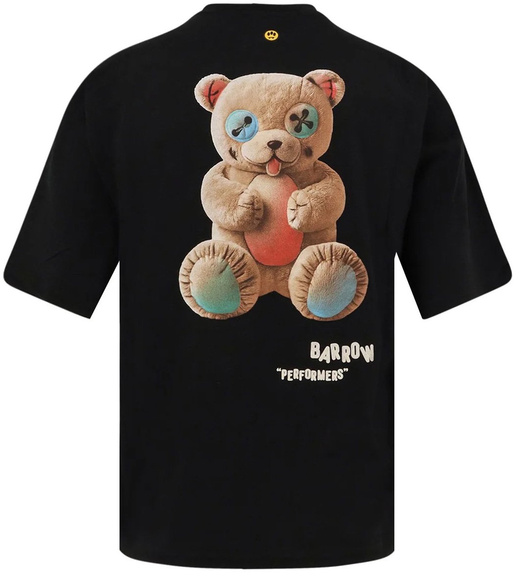 Barrow jersey t-shirt beer rug zwart Zwart