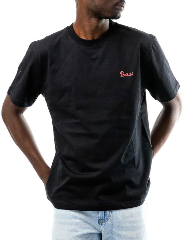 Barrow jersey t-shirt ijsje rug zwart Zwart