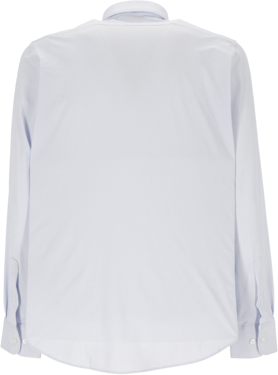 RRD oxford jacquard blauwe stipjes Blauw