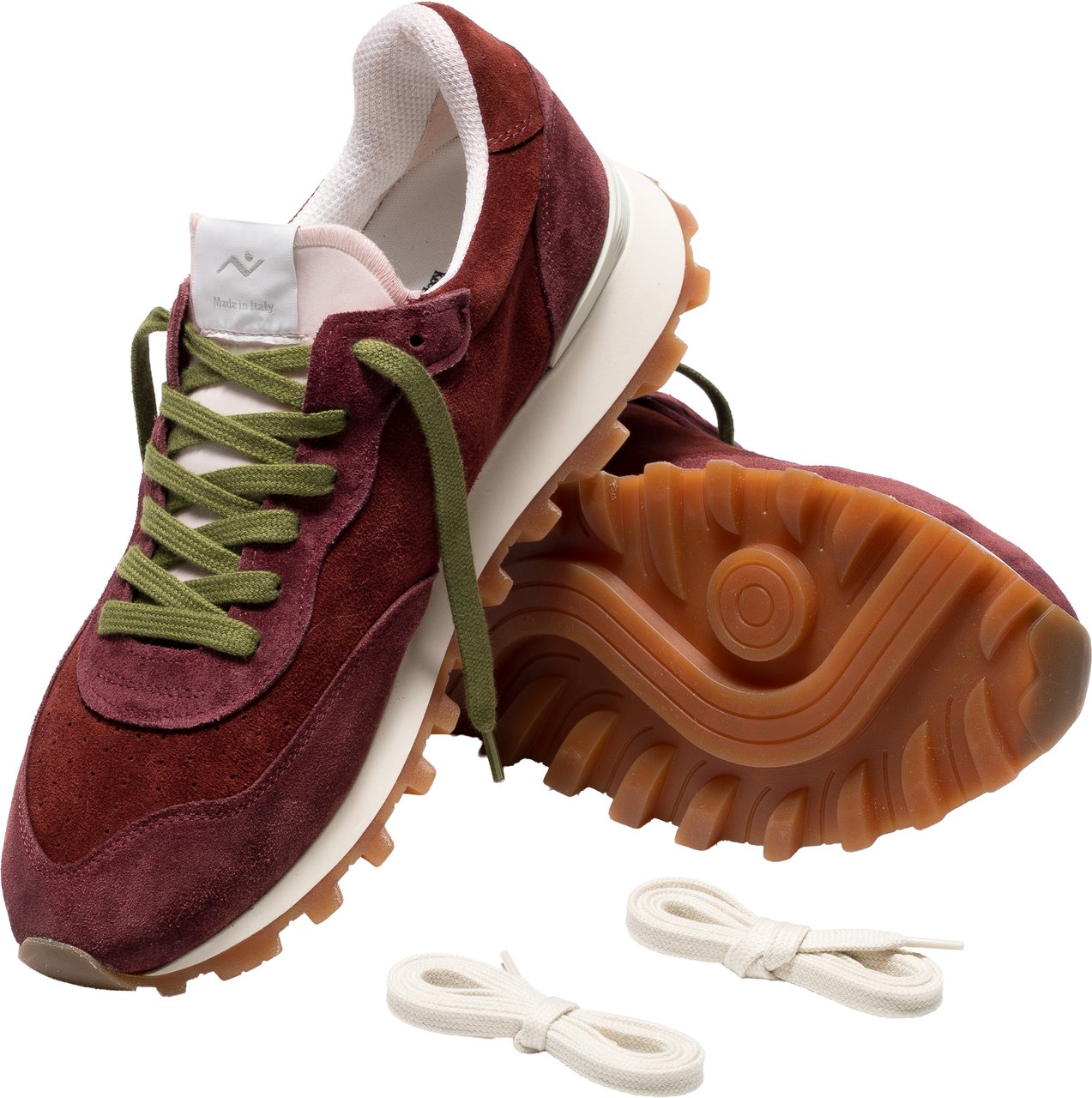 No Map Society veloce burgundi wine Rood
