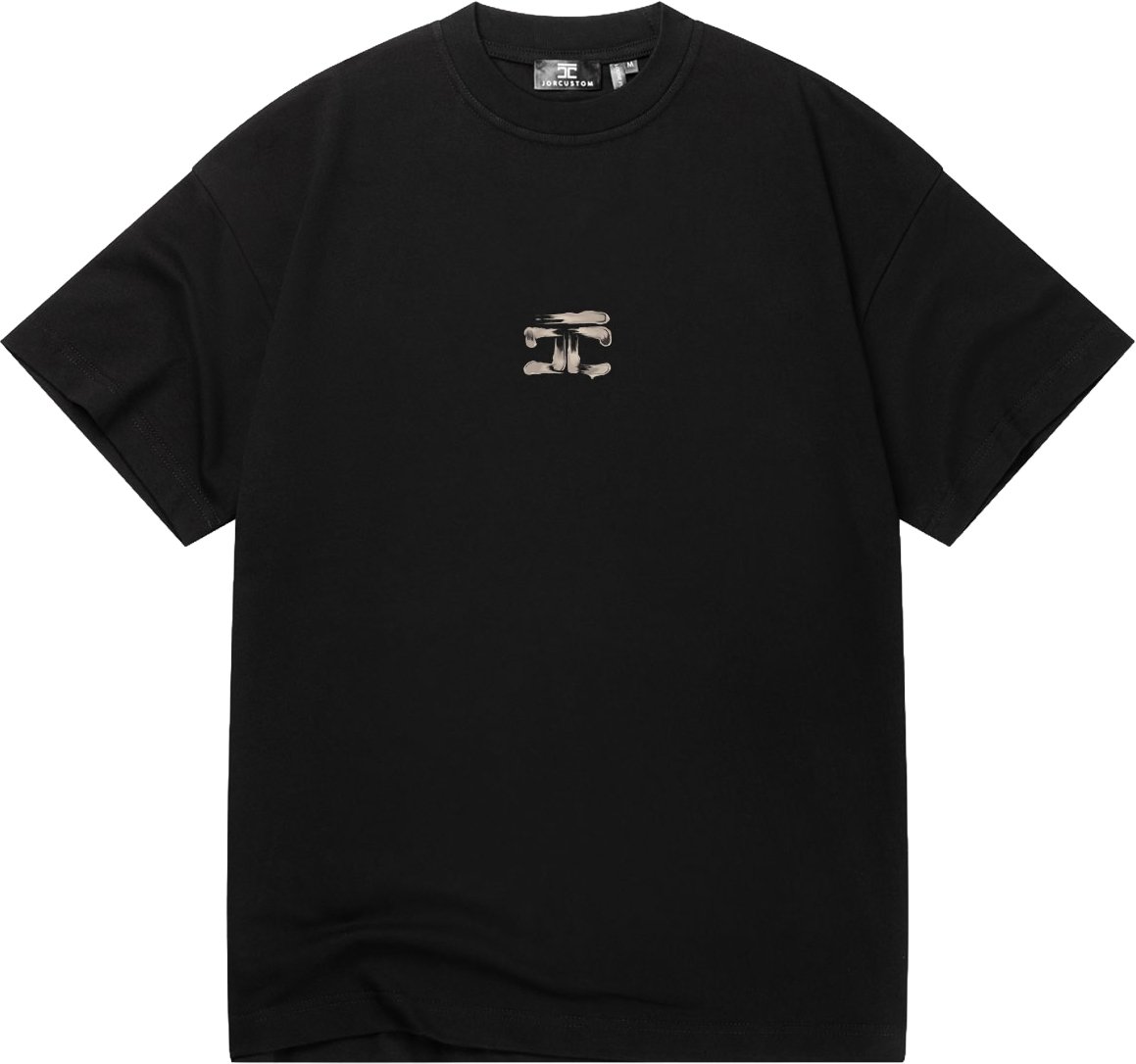 JORCUSTOM ArtistTwo Loose Fit T-Shirt Black Zwart