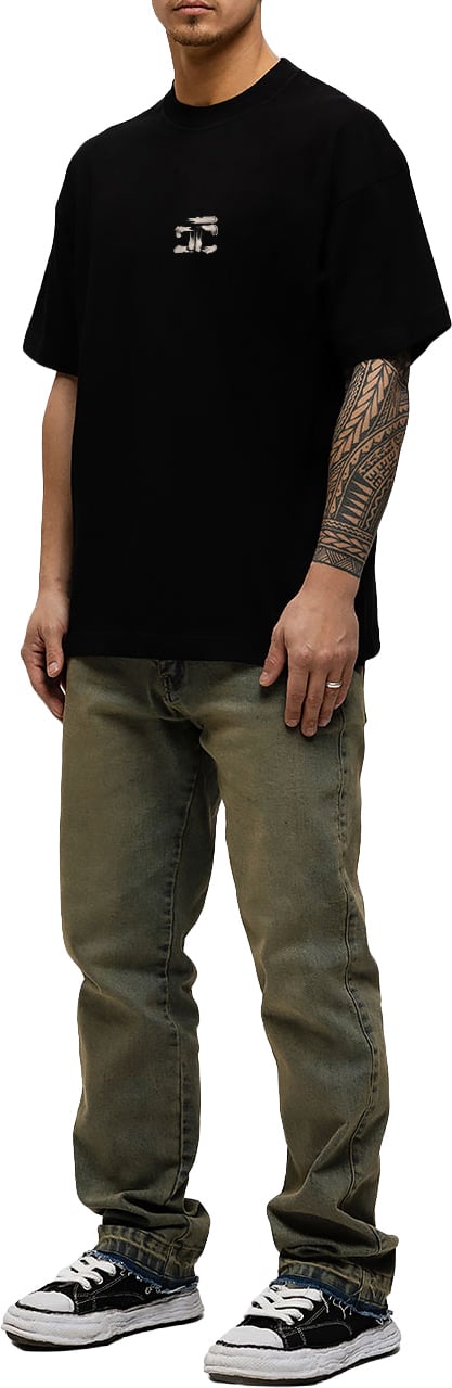 JORCUSTOM ArtistTwo Slim Fit T-Shirt Black Zwart
