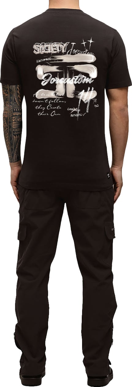 JORCUSTOM ArtistTwo Slim Fit T-Shirt Brown Bruin