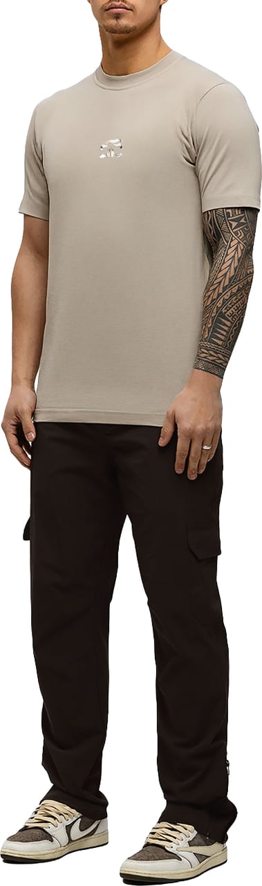 JORCUSTOM ArtistTwo Slim Fit T-Shirt Taupe Taupe