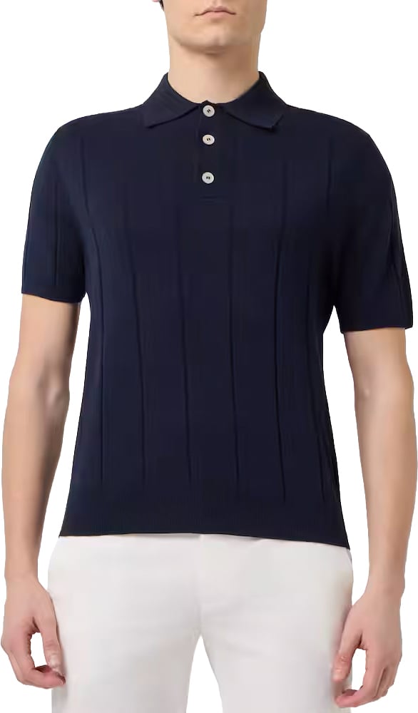 Manuel Ritz polo blauw Blauw
