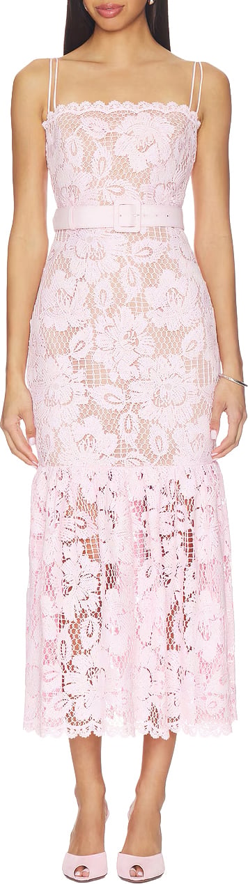 Self-Portrait dress pink Roze