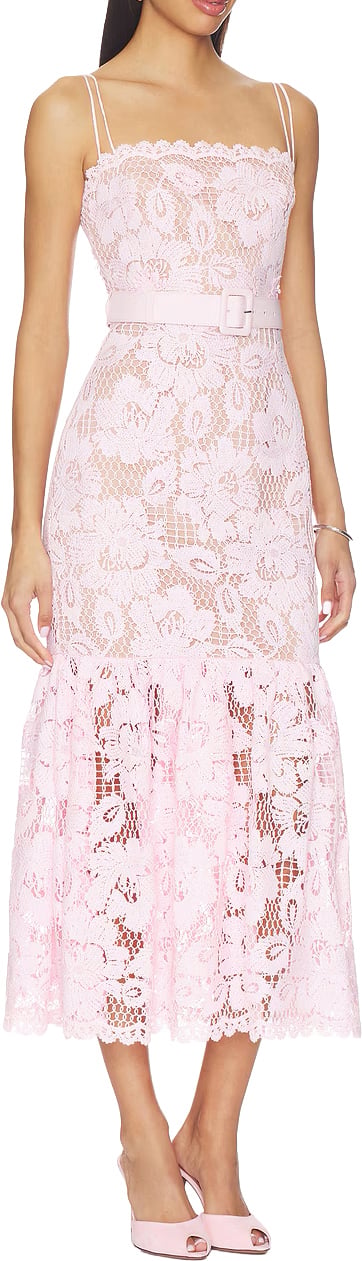 Self-Portrait dress pink Roze