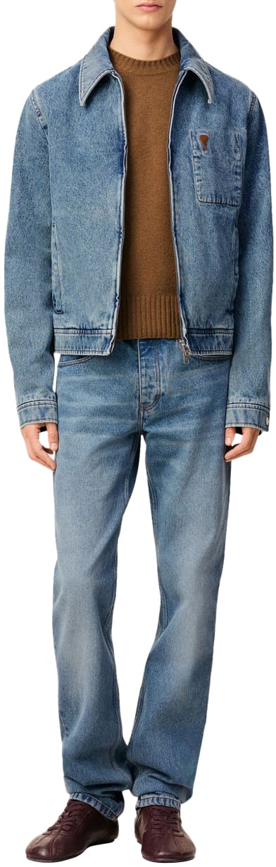 AMI Paris Jeans HTR001 DE0046 Blauw