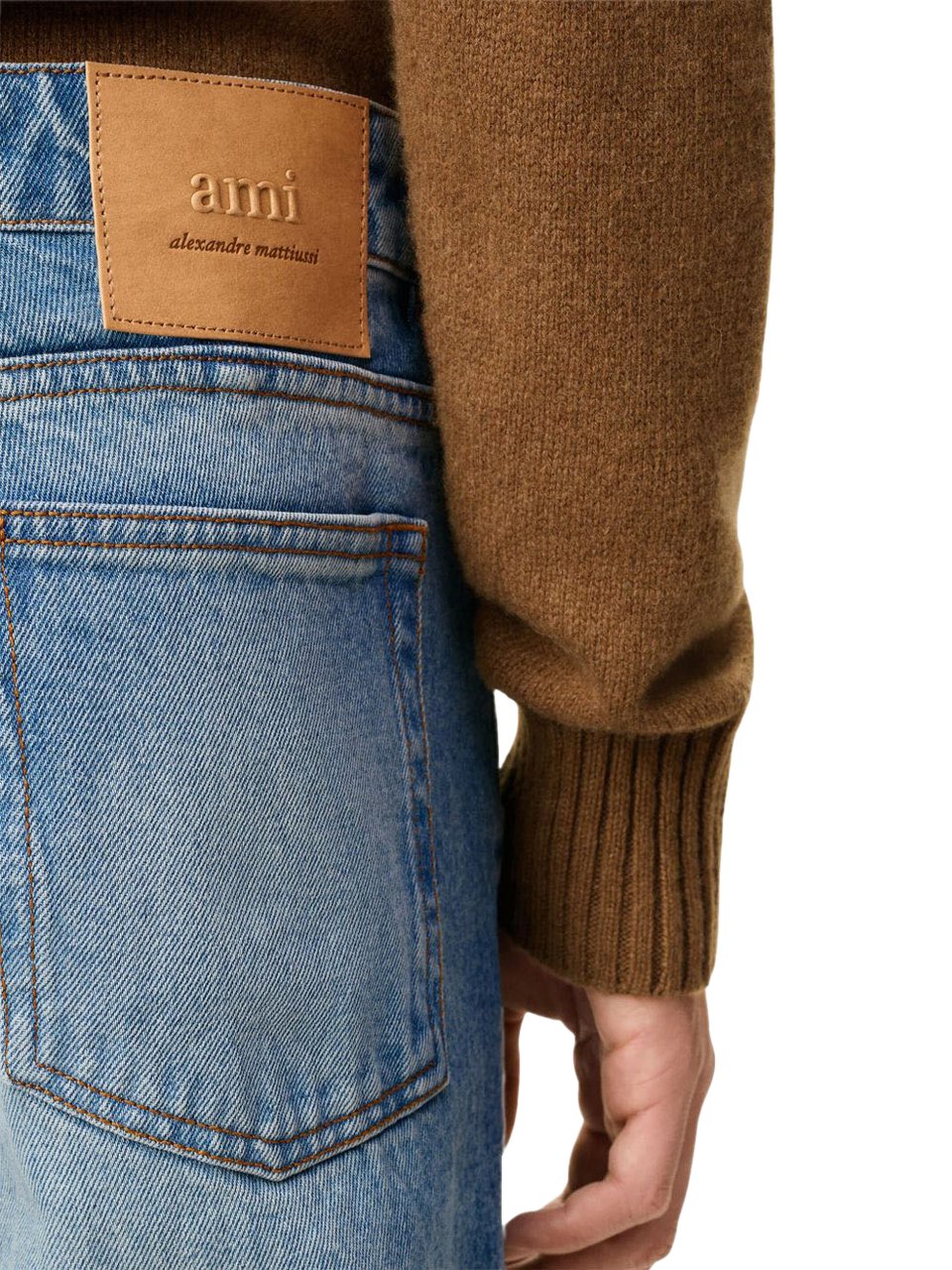 AMI Paris Jeans HTR001 DE0046 Blauw