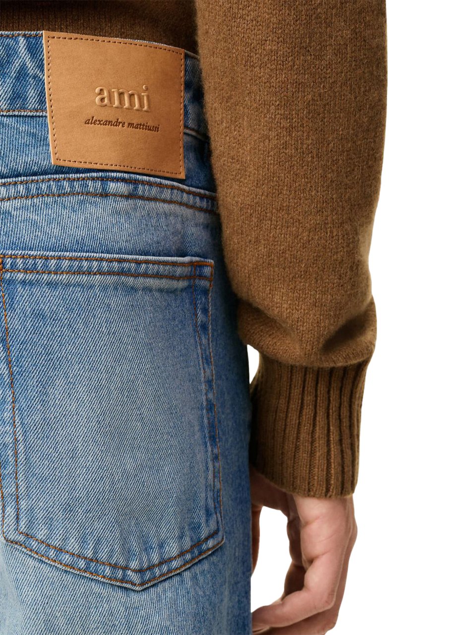 AMI Paris Jeans HTR001 DE0046 Blauw