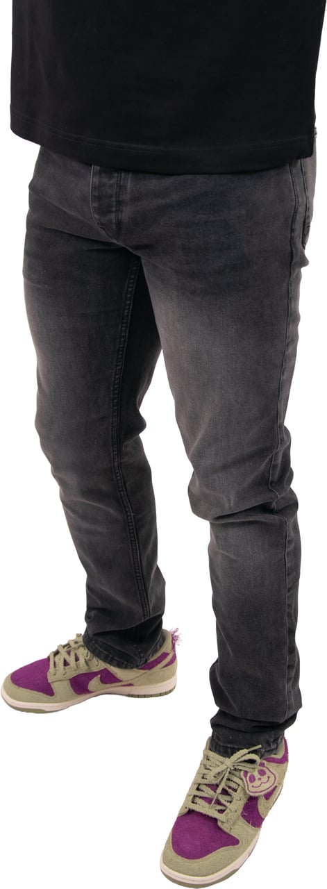 Pure Path The Ryan Tapered Fit Jeans w1663 Zwart