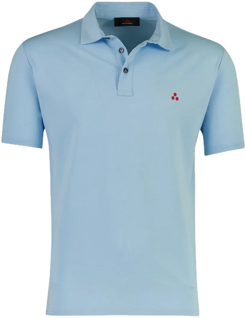 Peuterey Polo Mezzola aqua Blauw