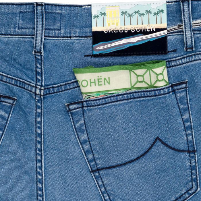 Jacob Cohen Jeans Bard midblue Blauw