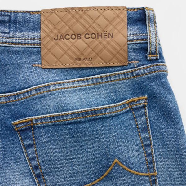Jacob Cohen Jeans Nick Vintage Medium Blue Blauw