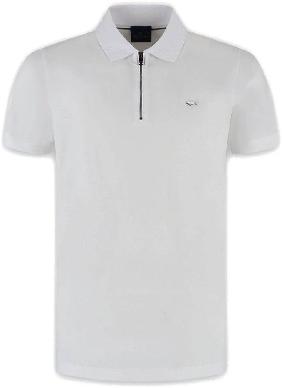 Paul & Shark Jersey zippolo wit Wit