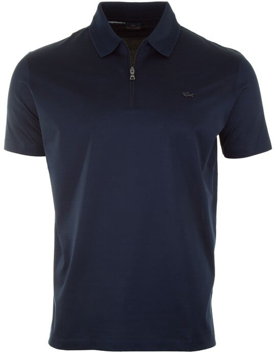 Paul & Shark Jersey zippolo navy Blauw