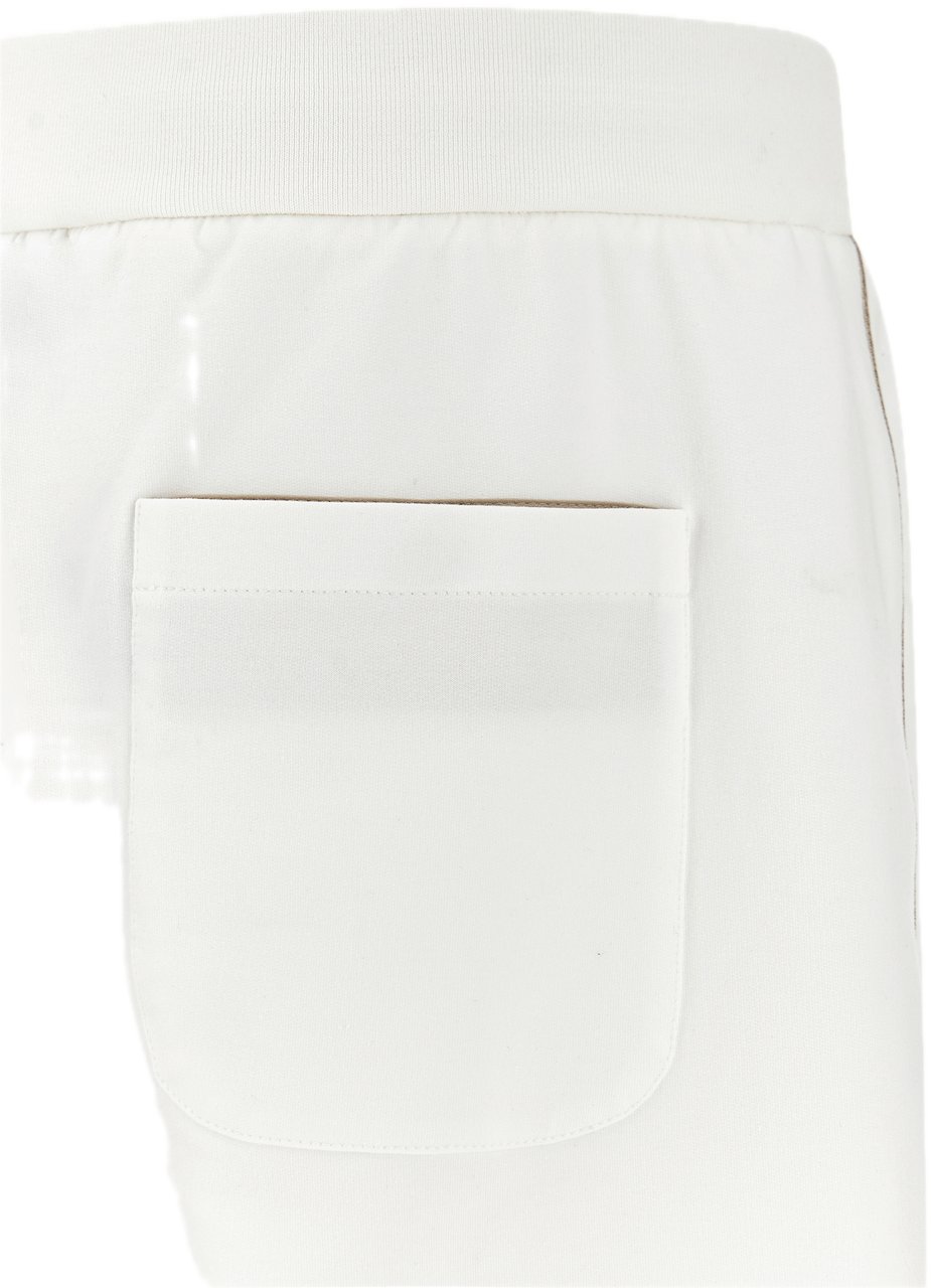 Paul & Shark Joggingshort off white Wit