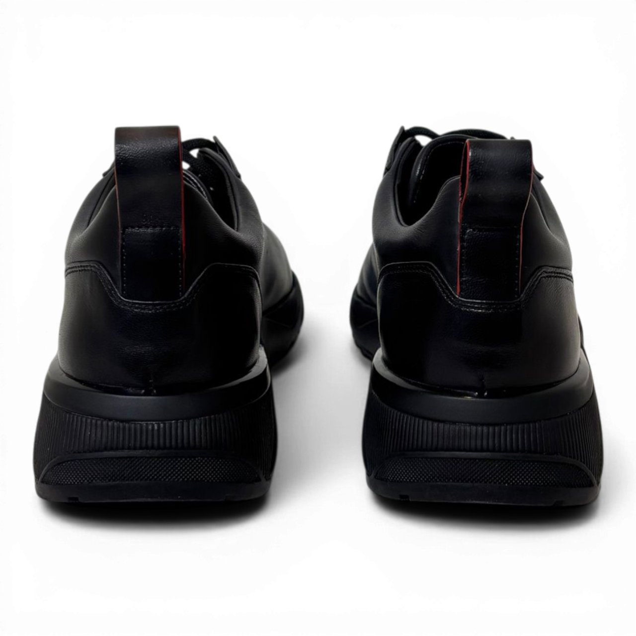 Santoni sneaker Innova Nero antraciet Zwart