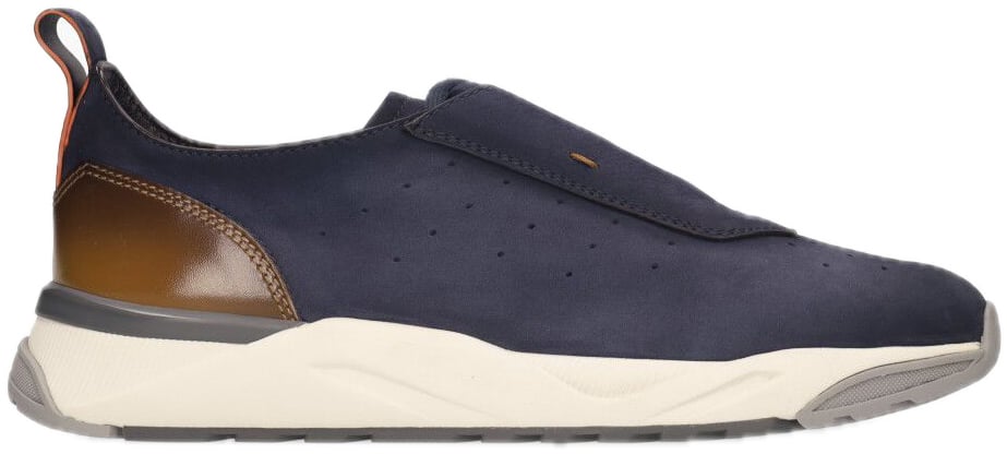 Santoni sneaker Innova Bian navy Blauw
