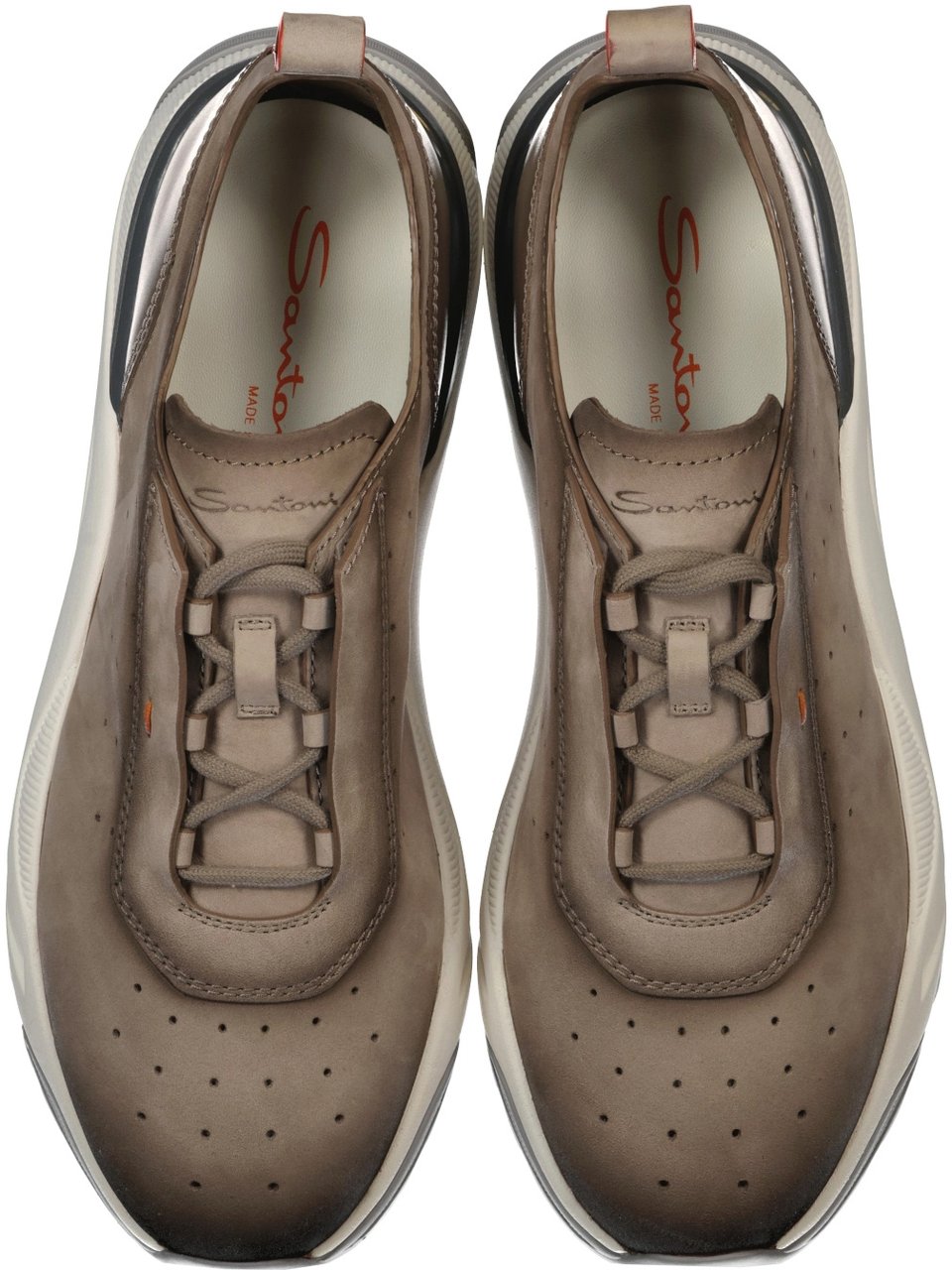 Santoni sneaker Innova Bian bruin Beige
