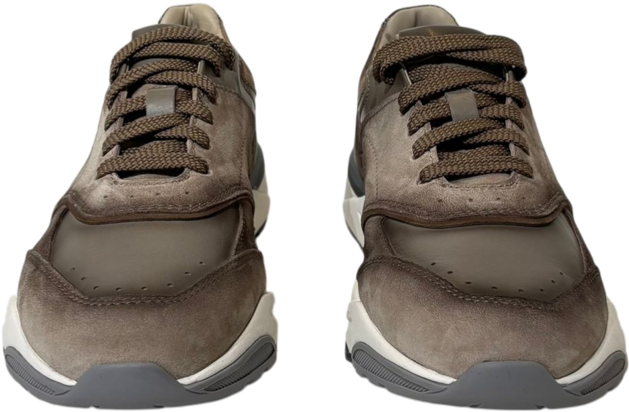 Santoni sneaker Innova Bian bruin Beige