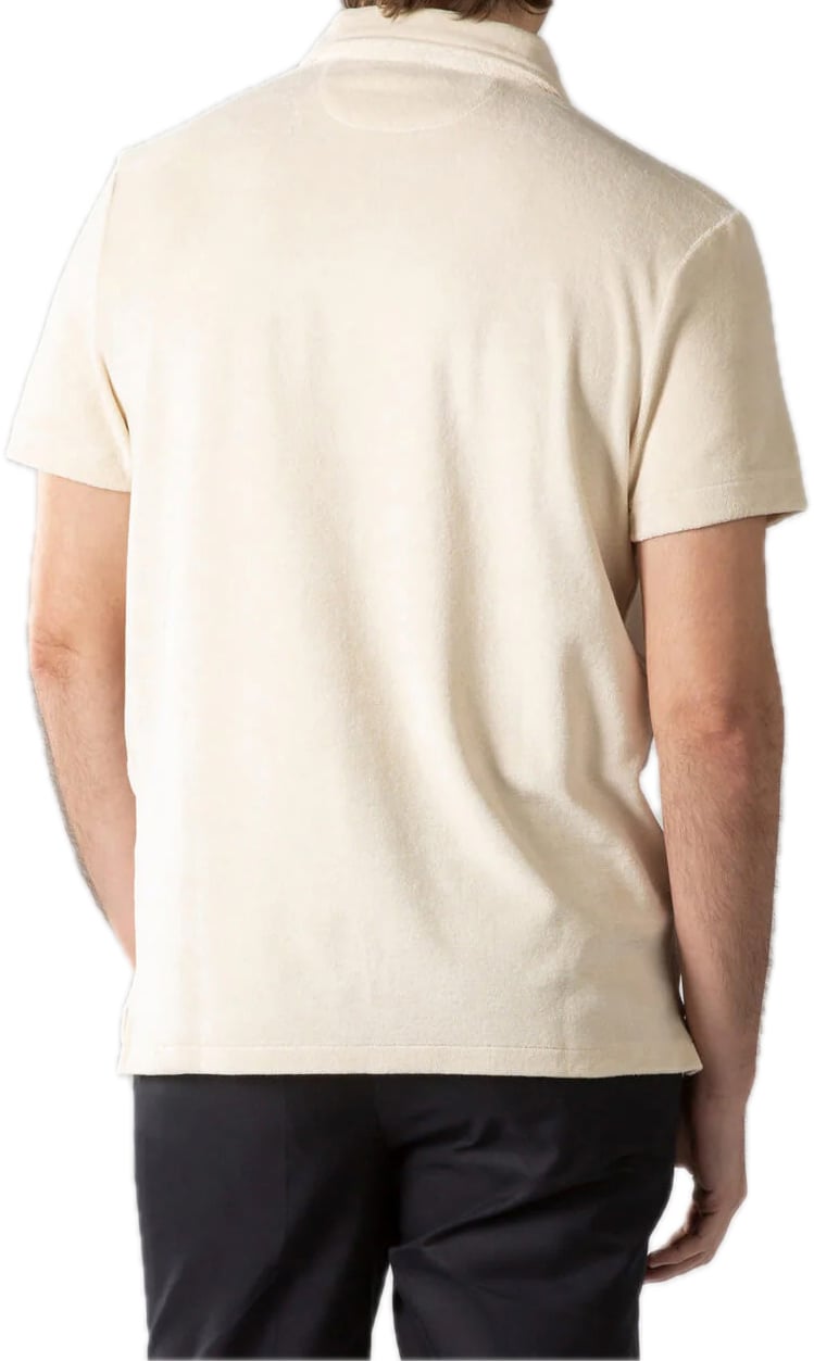 Aurélien Terry Toweling polo Shell Beige