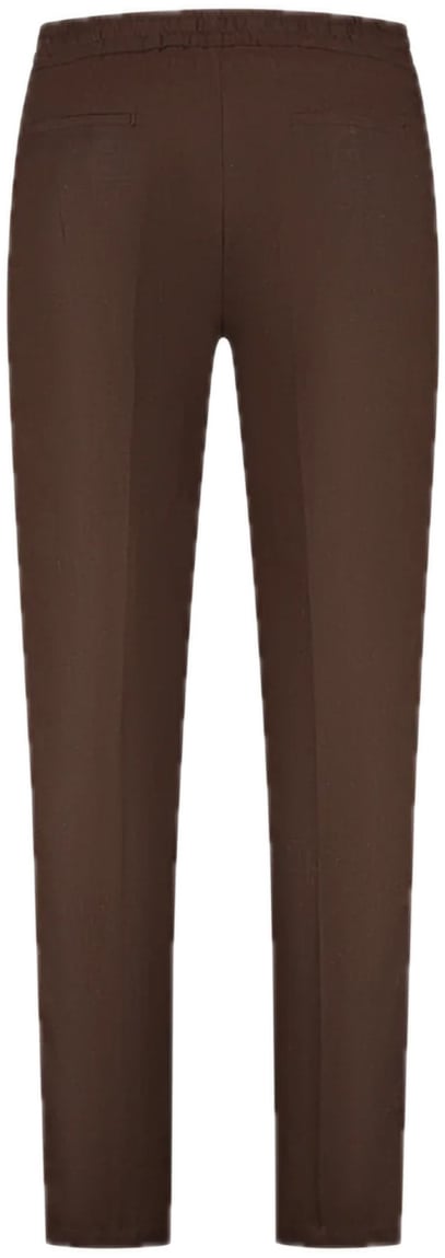 Aurélien Linnen seaside trouser Chocolate Bruin