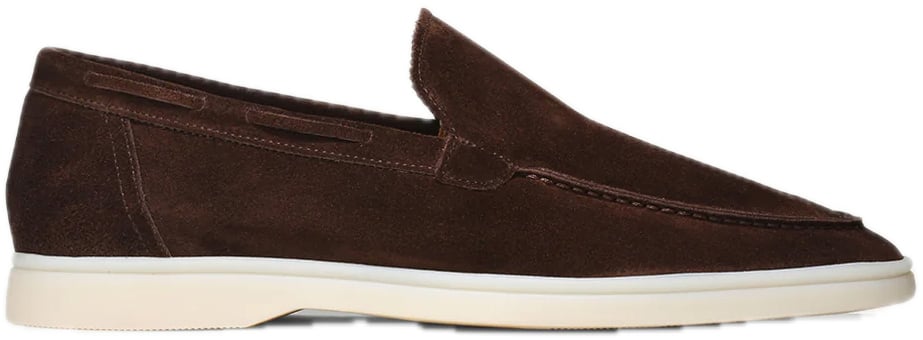 Aurélien Yacht loafer chocolate Bruin