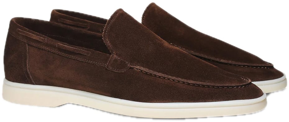 Aurélien Yacht loafer chocolate Bruin