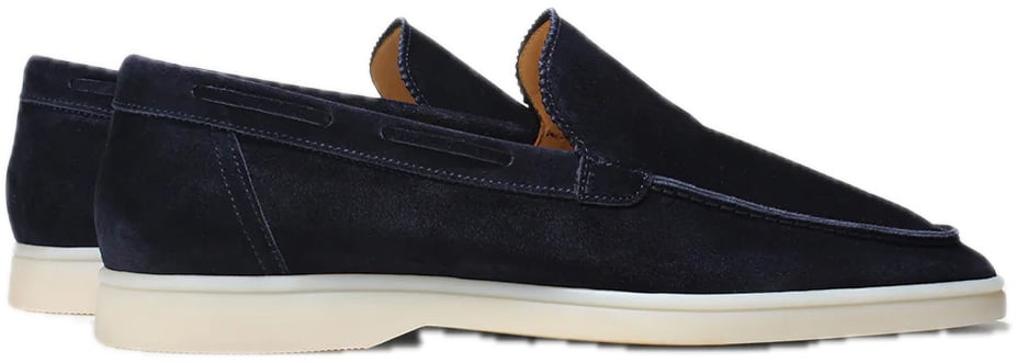 Aurélien Yacht loafer navy Blauw