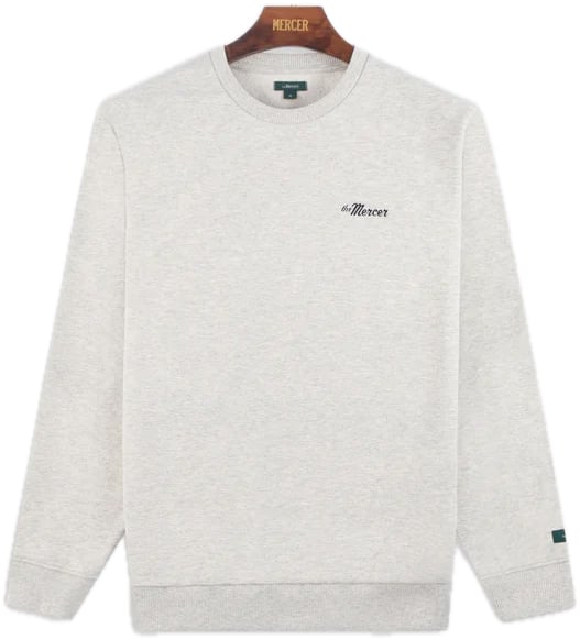 Mercer Amsterdam The Mercer Logo Sweat - Grey Grijs