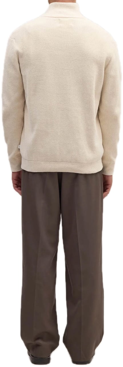NN07 Danny half zip ivory Neutraal