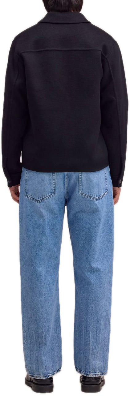 NN07 Alban two way zipper black Zwart