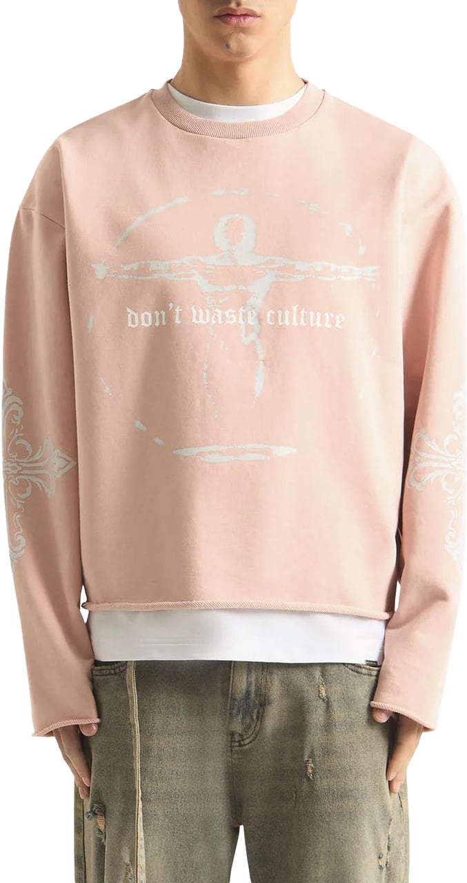 Don't Waste Culture Xavira Sweater | Old Pink Roze