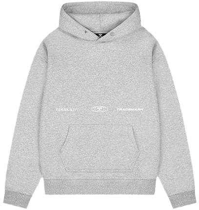 JORCUSTOM Jorcustom Uncommonminds Fleece Oversized Hoodie Grijs
