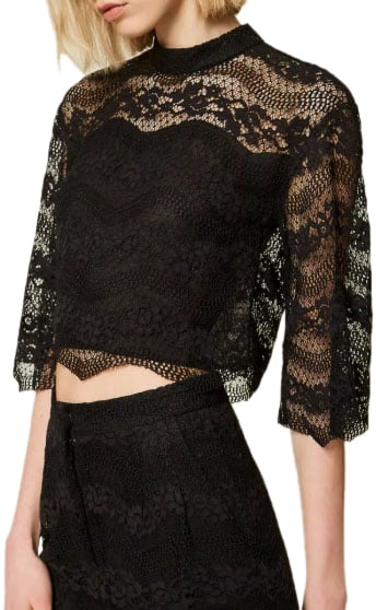 Twin-set Shirts Black Zwart