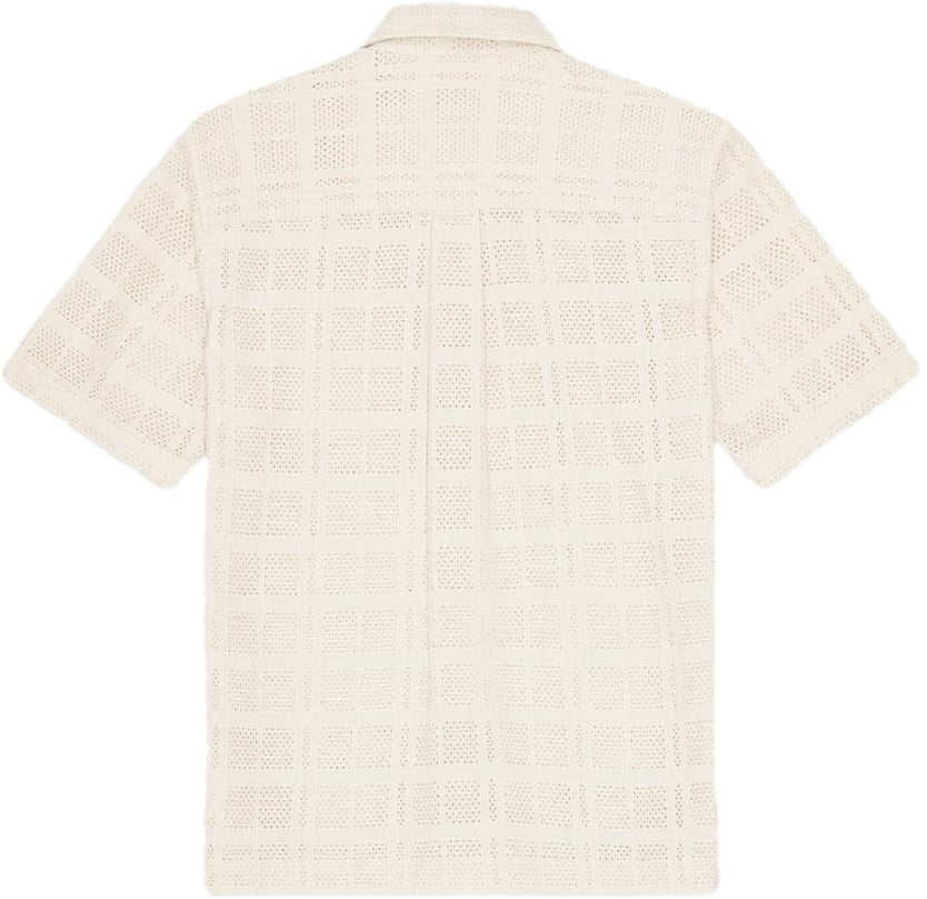 Les Deux chemise les deux charlie coton ivory Wit